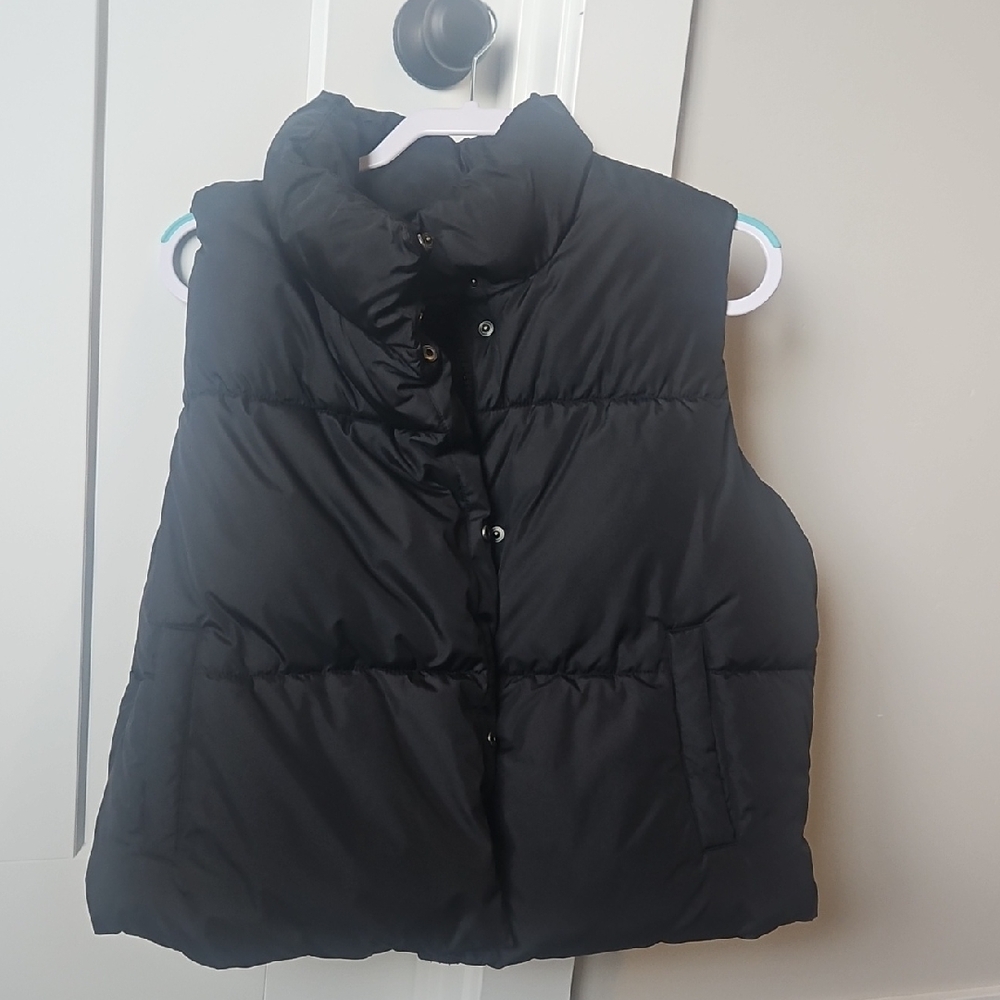 Black Puffer Vest